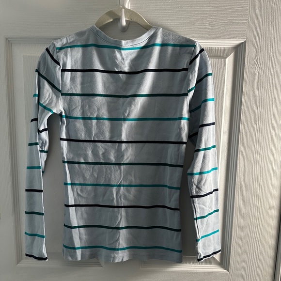 Tommy Hilfiger Stripped Long Sleeve Tee - Blue - Picture 6 of 6